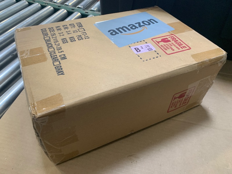 Photo 1 of 12 Pack Middle Organizers and Storage, Pantry Organization and Storage Bins, Cabinet Organizer, Clear Plastic Storage Containers with Handle?Acrylic Storage Bins for Cabinet, Fridge