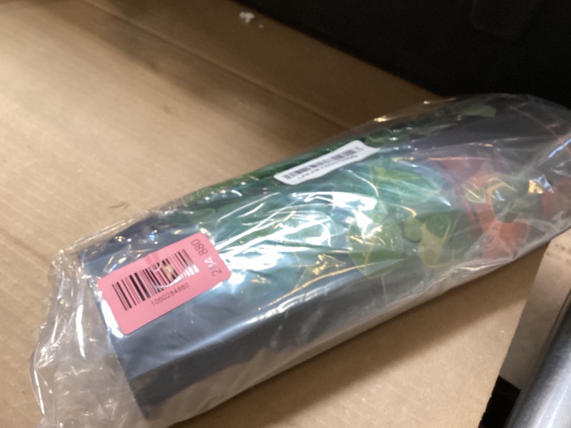 Photo 1 of Cute Black cat Gaming Mouse Pad Green Plants Large Desk Mat, 31.5x11.8 Inch Mousepad Extended Non-Slip Rubber Base Keyboard Mat with Stitched Edges for Desk Home Office