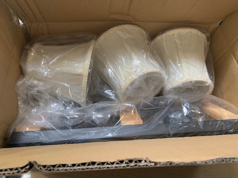 Photo 1 of 3-Light Bathroom Vanity Light Fixture 