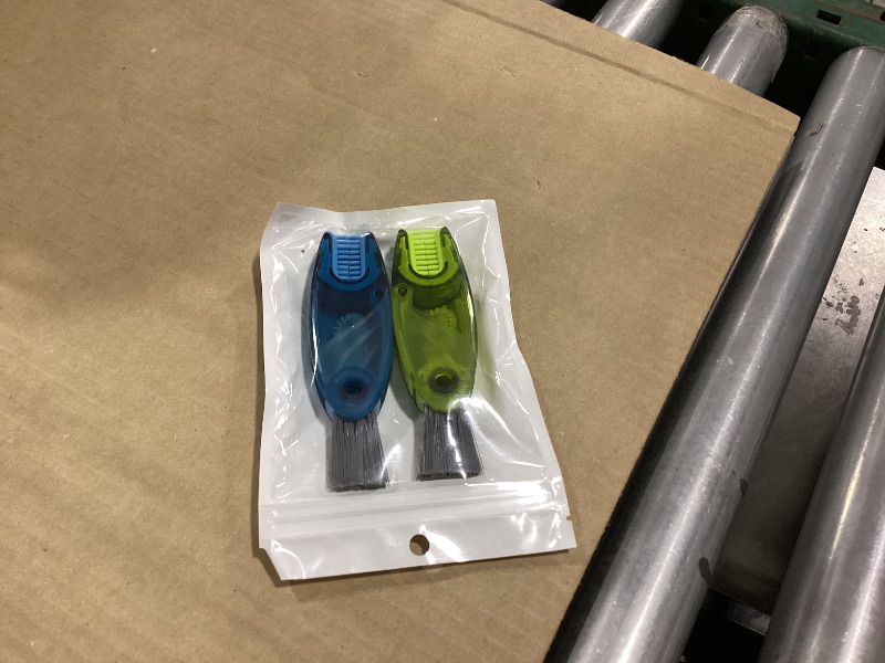 Photo 1 of 4 in 1 Cup Lid Gap Cleaning Brush Set 2 Pcs - Multifunctional Bottle Cleaning Brush Tools for Home Kitchen and Travel Cleaning | Portable Silicone Cup Lid Cleaner in 2 Colors