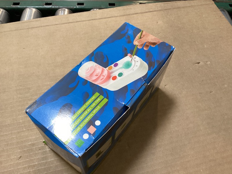 Photo 1 of 2025 Upgraded Paint Brush Cleaner Brush Rinser Water Circulation(Pre Assembled), Watercolor/Oil and Water-Based Paint Brush Cleaner Tool, Gift for Adults Artist Beginners