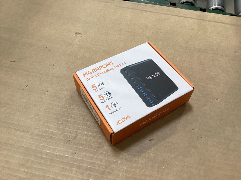 Photo 1 of 320W USB C Charger Block, 10-Port USB C Charging Station GaN III PD 65W Laptop Fast Charger Adapter for MacBook Pro/Air, DELL, iPad, iPhone, Samsung Galaxy Black