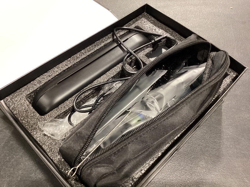 Photo 1 of 2-1 Oral Clean Kit- Water Dental flosser & Electric Toothbrush Combo- Brushing & Flossing- for Teeth Cleaning and Gum Health (Black)