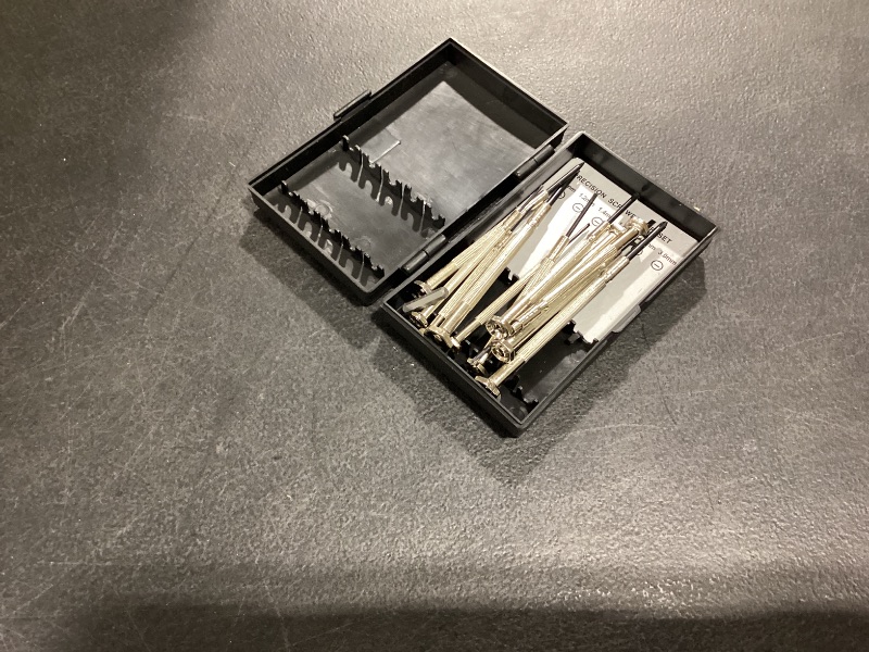 Photo 1 of 11PCS Small Precision Screwdriver Set, Premium Mini Screw Driver Set Kit, 6 Different Sizes of Flat Head Philips Screwdrivers for Watch, Eyeglasses, Electronics, Repair Box