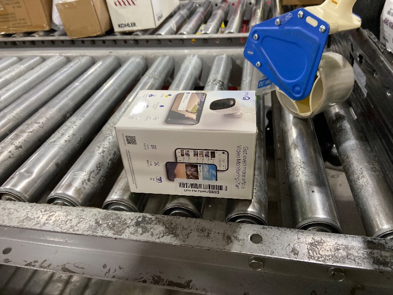 Photo 1 of Chamberlain myQ Outdoor Battery Camera | 2K Camera, Color Night Vision, Spotlight, Motion Alerts, Live View with Two-Way Talk, Wireless, Weather-Resistant, Outdoor, White (NO WIRE)