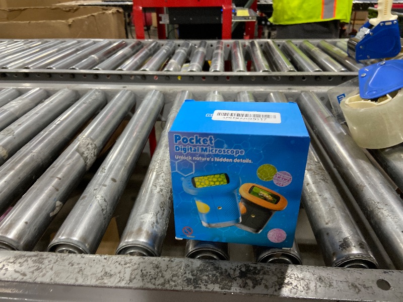 Photo 1 of 1000X Handheld Microscope for Kids, 4K 2.4" Screen Digital Kids Microscopes with 12 Slides, Portable Edu Toys Gifts for Age 3 4 5 6 7 8 9 10 11 12 Year Old Boys Girls Children Students(Blue)