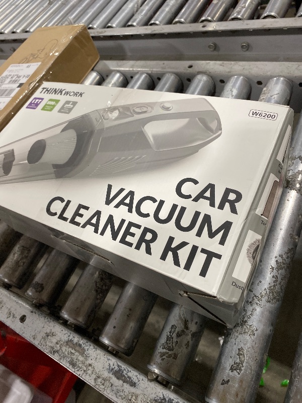 Photo 1 of THINKWORK Car Cleaning Kit, Car Vacuum Kit, Gray Car Interior Detailing Kit with 8000PA High Power Vacuum, Including 7Pcs Detailing Brush Set and Bag