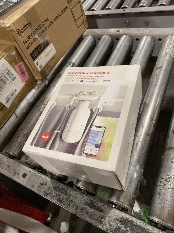 Photo 1 of SwitchBot 2025 Automatic Curtain Opener 3 Rod-Bluetooth Remote Control, WiFi&Smartphone Control, Upgraded High-Performance, Add Hub to Work with Alexa, Google Home, HomeKit