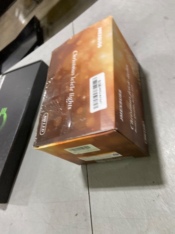 Photo 1 of JMEXSUSS Christmas Icicle Lights for Outside-800 LED Warm White Icicle Lights Outdoor Waterproof, Warm White Christmas String Light for House Wedding Party Christmas Decoration