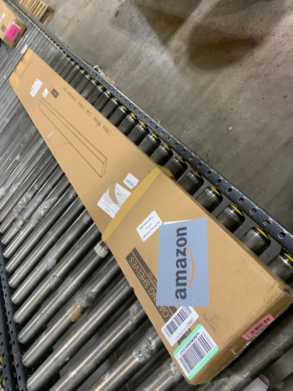 Photo 1 of *SELLING FOR PARTS ONLY* RICHFOCUS 72Inch Floating Shelves for Wall 1 Pack Shelves for Bedroom|Kitchen|Bathroom Wall Mounted Rustic Wood Floating Shelf with Invisible Brackets for Books|Storage|Decor, White