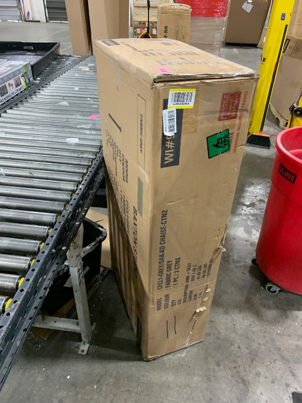 Photo 1 of **INCOMPLETE** Baxton Studio Chaise, Gray