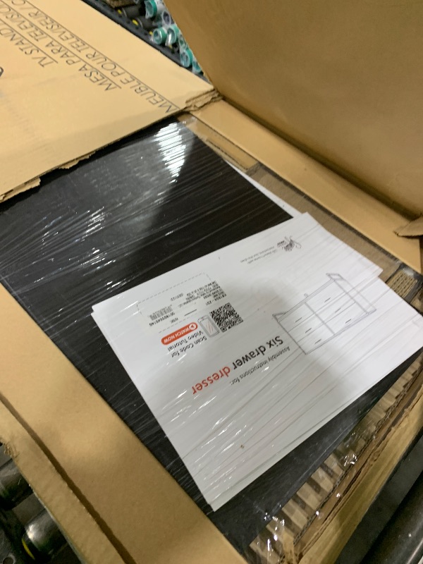 Photo 1 of Signature Design by Ashley Socalle 6 Drawer 59" Dresser, Beige