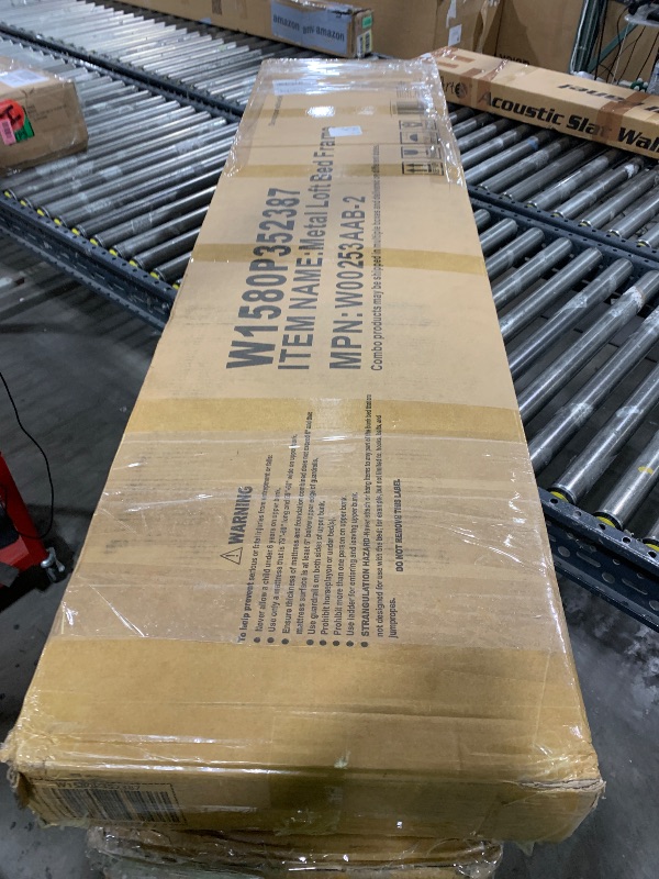 Photo 1 of metal loft bed frame 84.6 x 14.2 x 5.3