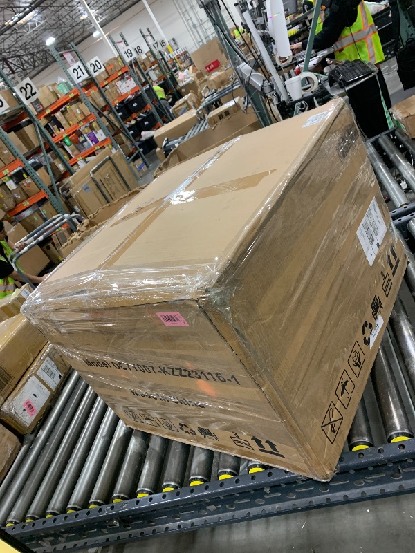 Photo 1 of Upholstered Dining Chairs with Casters Washable Cover Side Deskchair with Rollers for Diningroom, Living Room, Cream, 1 Box