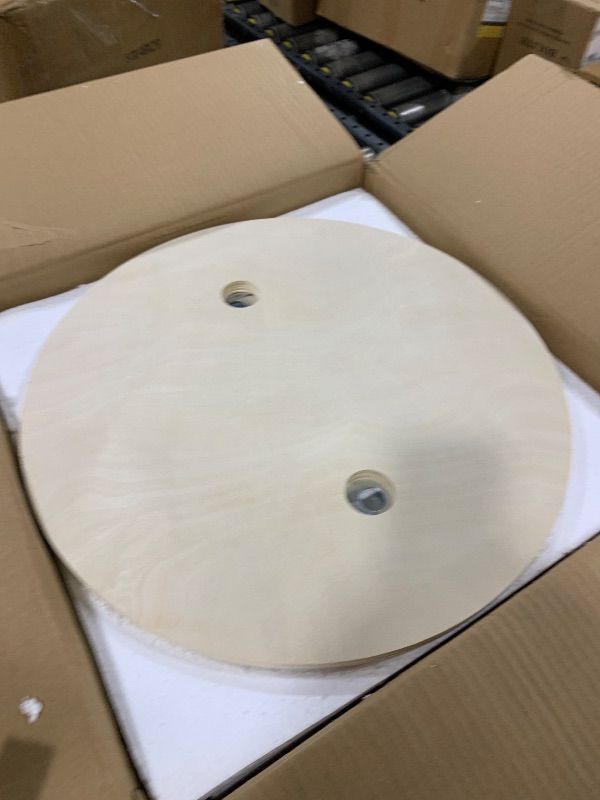 Photo 1 of Rotating Kids Bookshelf – 4-Tier 360° Spinning Bookcase Tower, Solid Pine Wood, 16 Cubbies, Toddler Bookshelf Organizer & Lazy-Susan Storage for Nursery, Classroom or Playroom (Natural Finish)