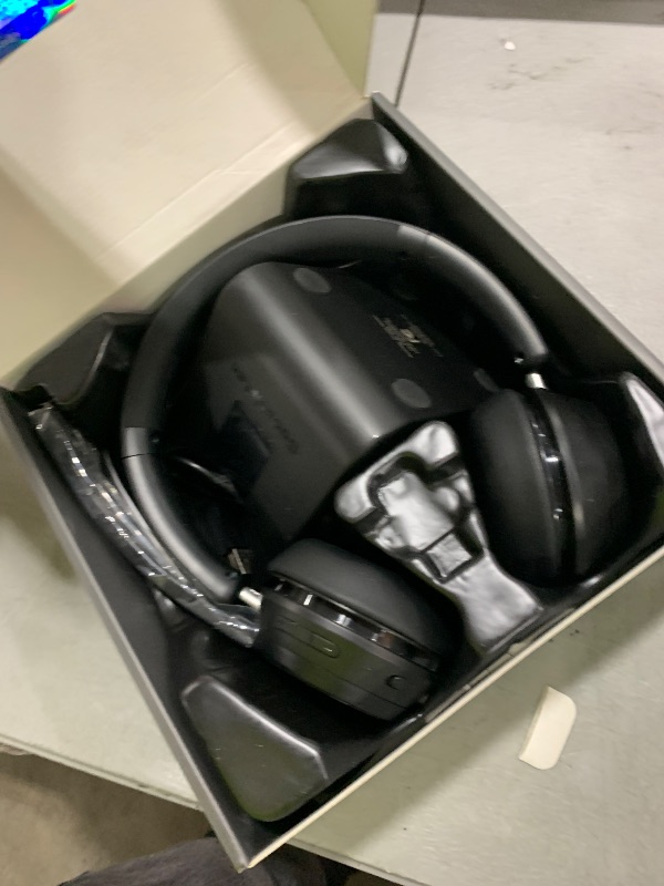 Photo 1 of (Upgraded Version) Wireless Headset, Bluetooth Headset with Noise Cancelling Microphone, Best Headphones with Mic Mute & USB Dongle for PC/Computer/Laptop/Cell Phones/Remote Work/Call Center