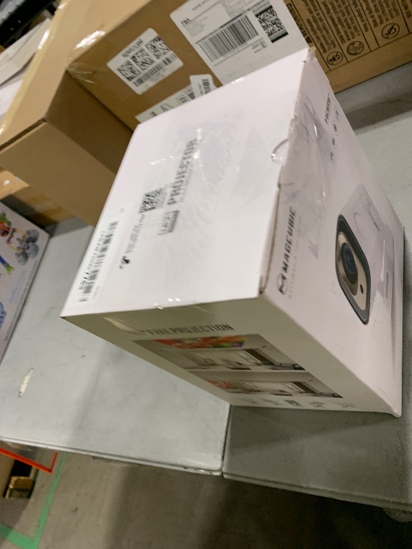 Photo 1 of ?Auto Focus&1080P?Magcubic Mini Smart Projector with 4K Support, Portable Projector with Wifi and Bluetooth, 5W Speaker, Built in Apps, Voice Control, Outdoor Movie Projector