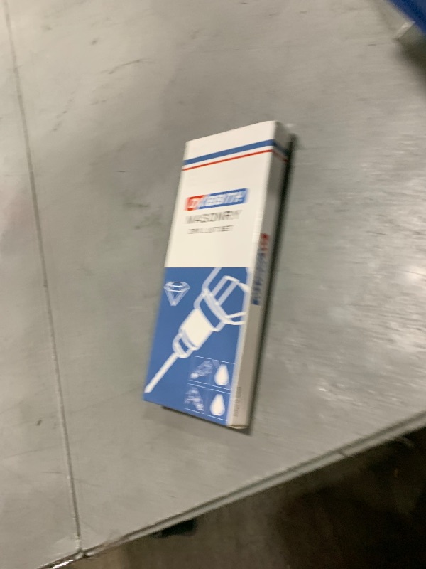 Photo 1 of 10-Piece Masonry Drill Bit Set for Concrete Tile Glass Ceramic Brick,1/8 to 1/2 Inch Drilling Bits with Triangle Handle,Tungsten Steel Alloy Tip.?Black?