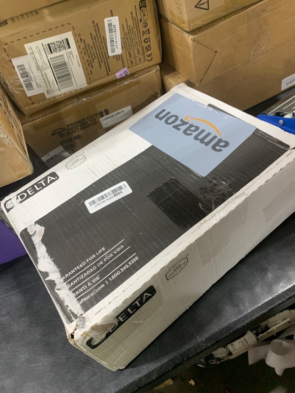 Photo 1 of Delta Faucet Modern Raincan Round Single-Function Tub and Shower Trim Kit Gold, Tub Faucet Set, Rainfall Shower Head Gold, Delta Shower Kit, Champagne Bronze T14469-CZ-PP (Valve Not Included)