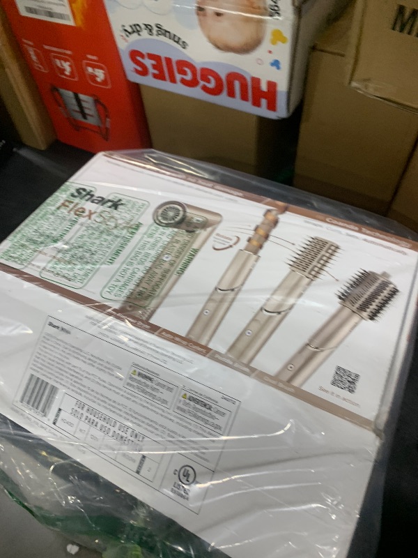 Photo 1 of Shark HD430 FlexStyle Air Styling & Drying System, Powerful Hair Dryer Brush & Multi-Styler with Auto-Wrap Curlers, Paddle Brush, Oval Brush, Concentrator Attachment, Stone