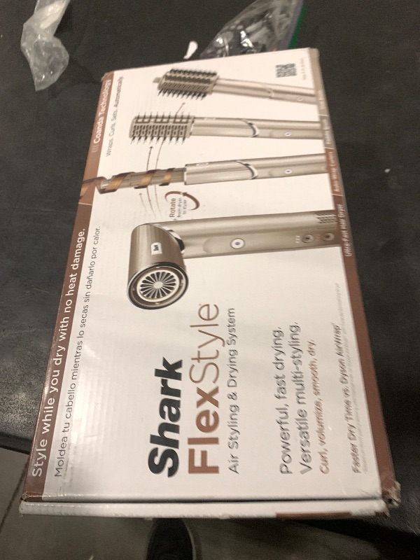 Photo 1 of Shark HD430 FlexStyle Air Styling & Drying System, Powerful Hair Dryer Brush & Multi-Styler with Auto-Wrap Curlers, Paddle Brush, Oval Brush, Concentrator Attachment, Stone