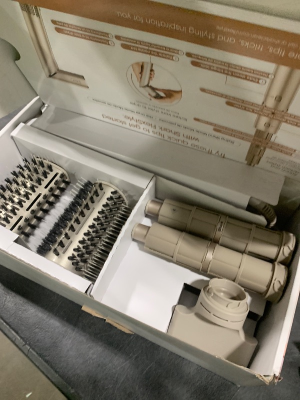 Photo 1 of Shark HD430 FlexStyle Air Styling & Drying System, Powerful Hair Dryer Brush & Multi-Styler with Auto-Wrap Curlers, Paddle Brush, Oval Brush, Concentrator Attachment, Stone