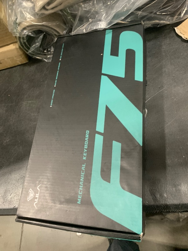 Photo 1 of AULA F75 75% Wireless Mechanical Keyboard, Hot Swappable Creamy Keyboard, Pre-lubed Reaper Switches, 2.4GHz/Type-C/BT5.0, RGB Backlit Gaming Keyboards(White & Blue)