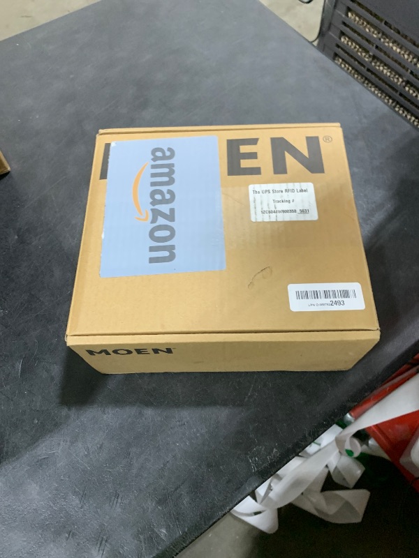 Photo 1 of Moen Flo Smart Water Monitor and Automatic Shutoff Sensor, Wi-Fi Water Leak Detector for 3/4-Inch Diameter Pipe, 900-001