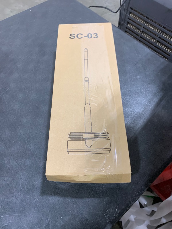 Photo 1 of Professional Window Cleaner - Glass and Glass Surface Cleaner - Window Cleaning Squeegee Kit - Window Vacuum Cleaner Squeegee Includes Microfiber Cleaning Cloth, Blade and Sponge Head