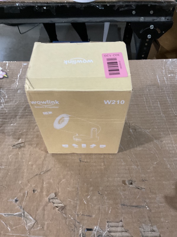 Photo 1 of [Built-in Apps & 2026 Upgraded] Mini Projector with WiFi 6 and Bluetooth 5.4 Support 4K 1080P Auto Keystone 180° Rotatable Projector Portable