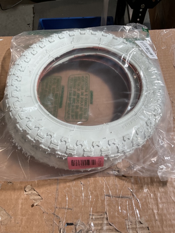 View 2 of (2 Sets) 12” x 2.125 Kids Bike Replacement White Tires and Tubes - Compatible with Most 12”-12.5” Kids Bikes Like RoyalBaby, Schwinn, and Dynacraft - Made from BPA/Latex Free Butyl Rubber