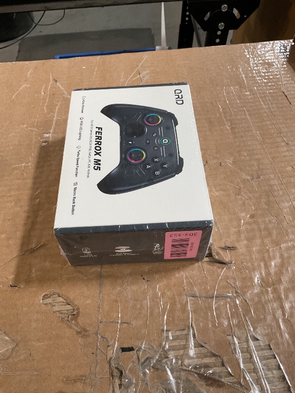 Photo 1 of ***FACTORY SEALED***
 QRD FERROX M5 Wireless Controller for Xbox Series X|S,One,Switch,PC,Xbox Controller with 2.4Ghz USB Dongle,Hall-Effect Anti-Drift,Flexible Macro Recording,Turbo