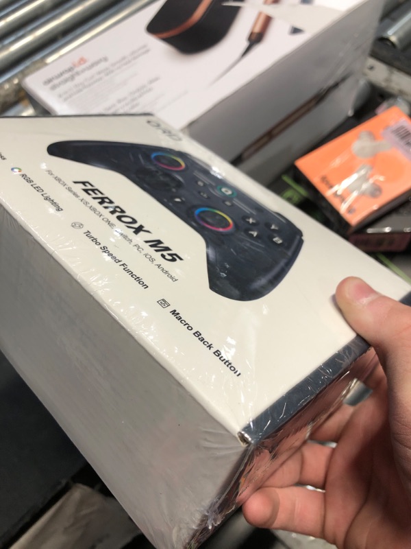 Photo 1 of ***FACTORY SEALED***
 QRD FERROX M5 Wireless Controller for Xbox Series X|S,One,Switch,PC,Xbox Controller with 2.4Ghz USB Dongle,Hall-Effect Anti-Drift,Flexible Macro Recording,Turbo