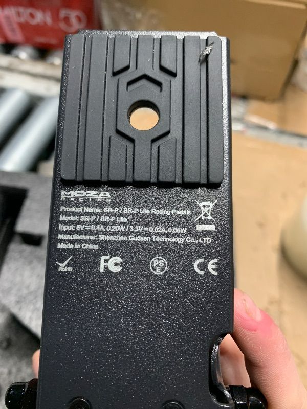 Photo 1 of **Pic for reference** MOZA CRP2 Load Cell Pedals Pressure Sensor Pedal for Sim Racing Driving Video Games