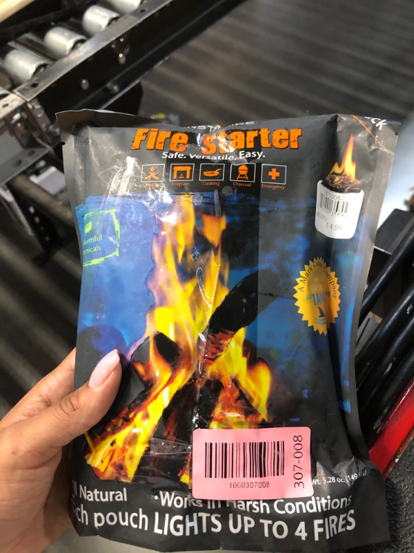 Photo 1 of (3 Packs) Insta-Fire Fire Starter Perfect for Camping, Emergencies, Hiking, Fishing, Boating, Fire Pits, Grilling, Survival, Preppers, Food Storage, Boiling Water (as Seen on Shark Tank!)