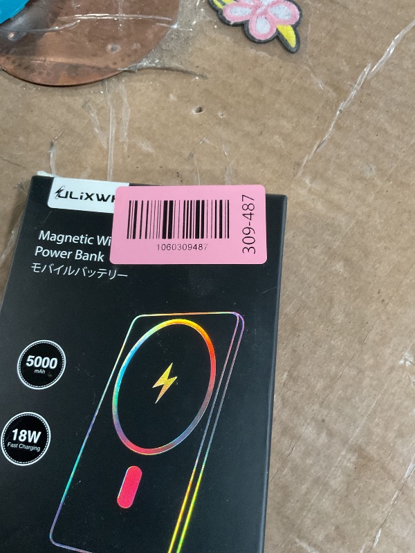 Photo 1 of [0.3" Ultra Slim] [Alloy-Made] ULiXWH for Magsafe Portable Charger for iPhone, 2025 Upgrade 5000mAh Fast Charging Magnetic Power Bank, Wireless Battery Pack for iPhone 17 Air 16 15 Pro Max 14 13, Pink