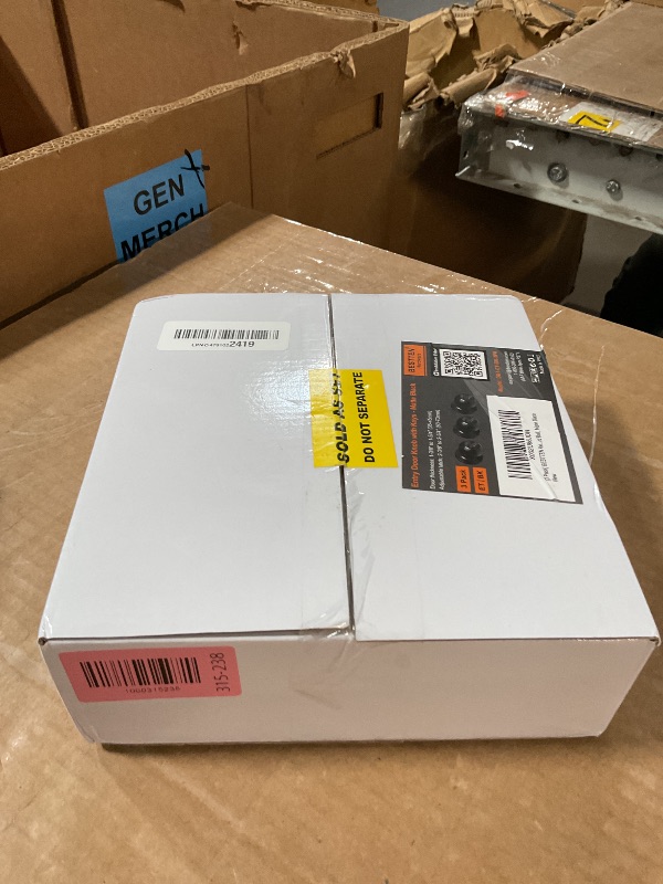 Photo 1 of [3 Pack] BESTTEN Keyed Entry Door Knob, Entrance Door Lock, Keyed Different, Standard Ball, Matte Black