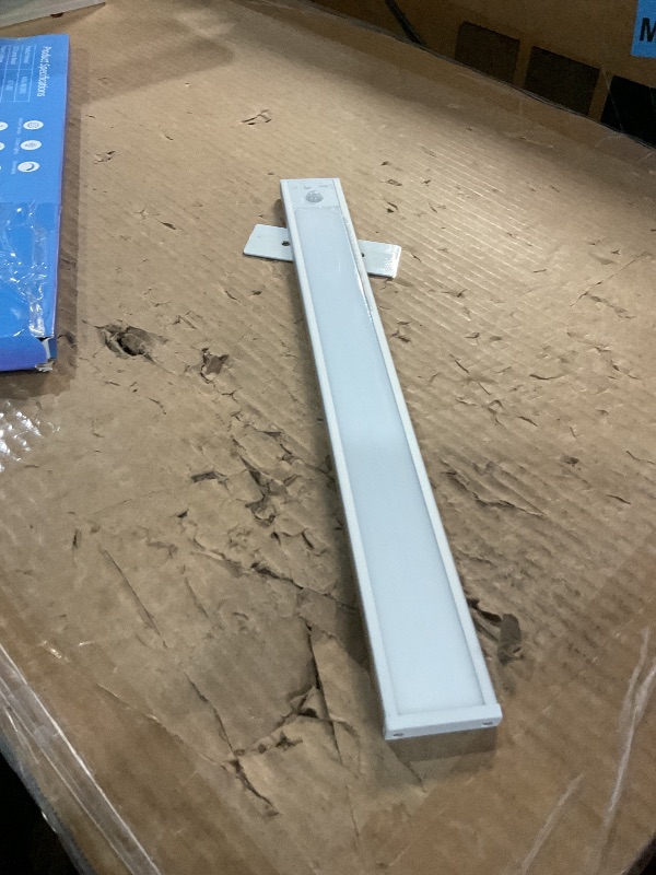 Photo 1 of ***Missing part***Ascher 15.2inch Under Cabinet Lights, 3000mAh Rechargeable Motion Sensor Light indoor, 3 Color Temperatures & Stepless Dimmable Closet Lights, Magnetic Under Counter Light for Kitchen, Silver - 2 Pack