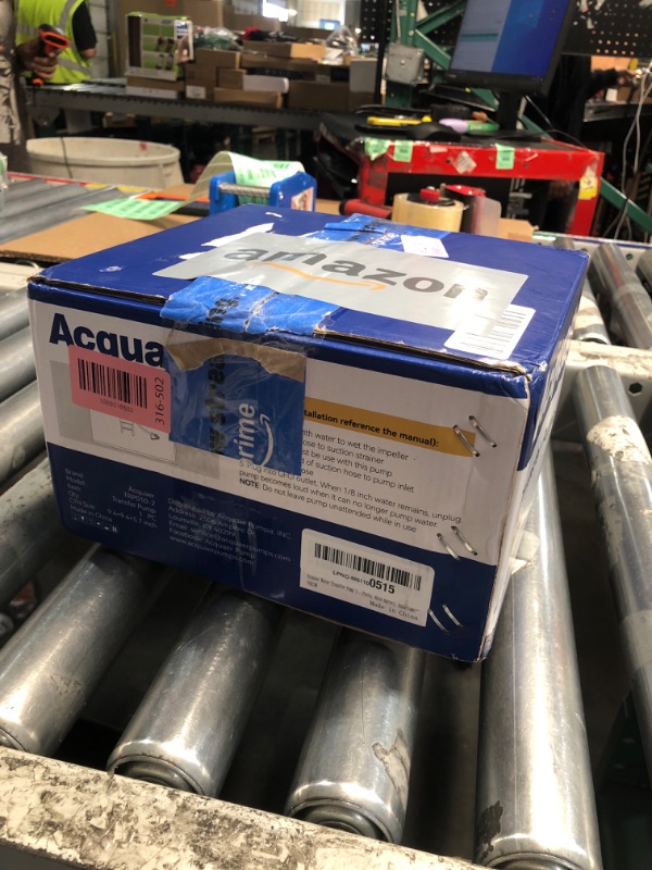 Photo 1 of *****Nonfunctional***** Acquaer Portable Electric Utility Water Transfer Pump 115V 1/10 HP with Suction Hose Kit, Low Suction Water Removal for Water Beds, Pools, Rain Barrel, Aquariums