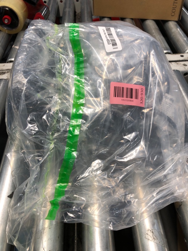 Photo 1 of ***DAMAGED - SEE NOTES/PICTURES*** Amazon Basics Air Circulator Desk Fan for Bedroom, Home and Office, 90-Degree Tilt Head, 3 Speed Settings, Cooling, 35 Watts, Black, 11.1"W x 6.3"D x 10.9"H