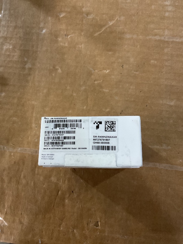 Photo 1 of ***2 RIGHT EAR BUDS***
Samsung Galaxy Buds FE True Wireless Bluetooth Earbuds, In-Ear Secure Fit, Noise Cancelling, Auto Switch Audio, Touch Control, Built-in Voice Assistant, White [US Version, 1Yr Manufacturer Warranty]