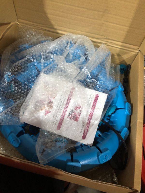 Photo 1 of ***MISSING PARTS***
OurStarry 34 Knots Weighted Workout Hoop Plus Size, Smart Waist Exercise Ring for Adults Weight Loss (34 Knots Blue)