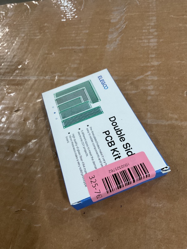 Photo 1 of ***MISSING PARTS***
EGOO 32 Pcs Double Sided PCB Board Prototype Kit for DIY Soldering with 5 Sizes Compatible with Arduino Kits
