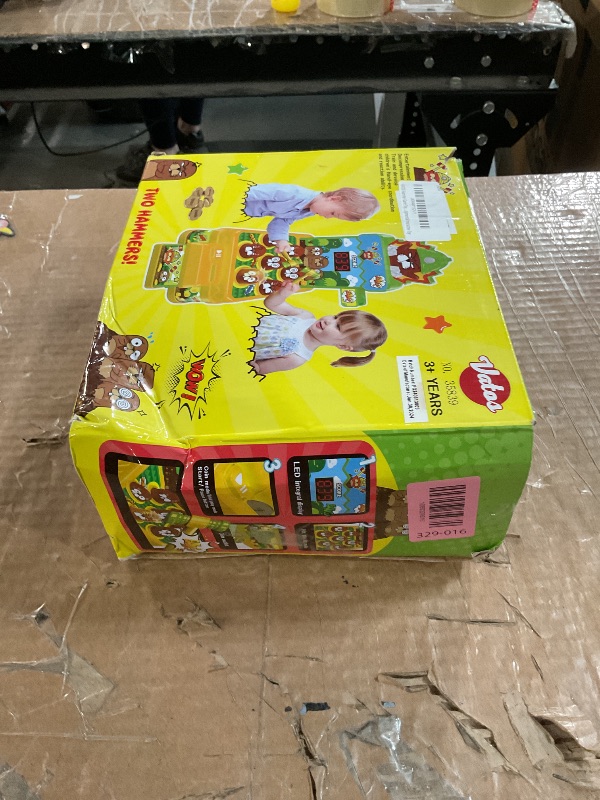 Photo 1 of (MISSING HANGERS) VATOS Hammer Game Toy, Mini Electronic Arcade Game with 2 Hammers, Pounding Toys Toddler Toys for 3 4 5 6 7 8 Years Old Boys Girls, Developmental Interactive Toy