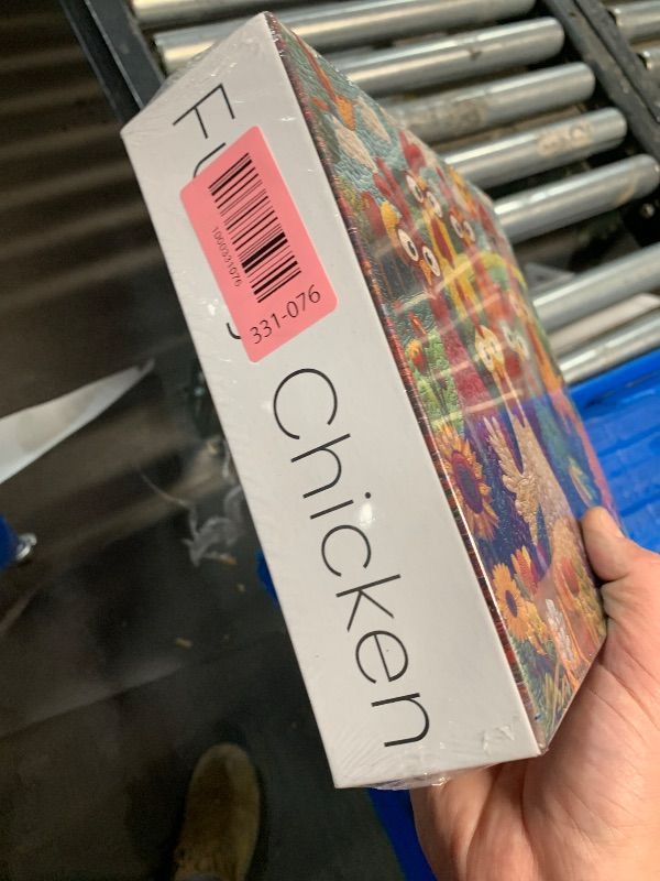 Photo 1 of ***FACTORY SEALED***Chicken Puzzles for Adults 1000 Piece, PICKFORU Funny Chicken Jigsaw Puzzle, Garden Farm Flower Animal Rooster Themed, Patchwork Art Challenge Puzzle