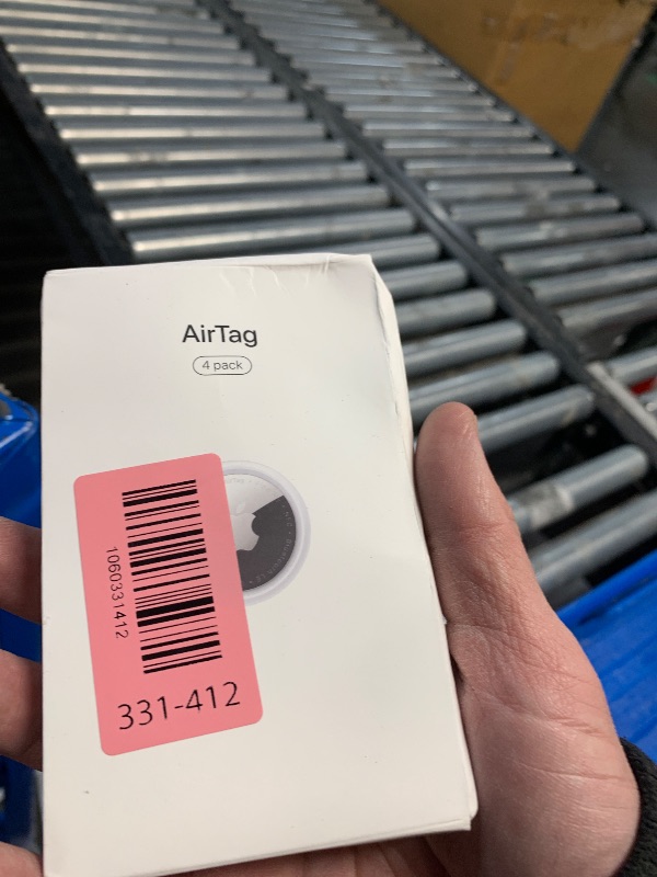Photo 1 of ***FACTORY SEALED***Apple AirTag (1st Generation) - 4 Pack. Keep Track of and find Your Keys, Wallet, Luggage, Backpack, and More. Simple one-tap Set up with iPhone or iPad, Bluetooth
