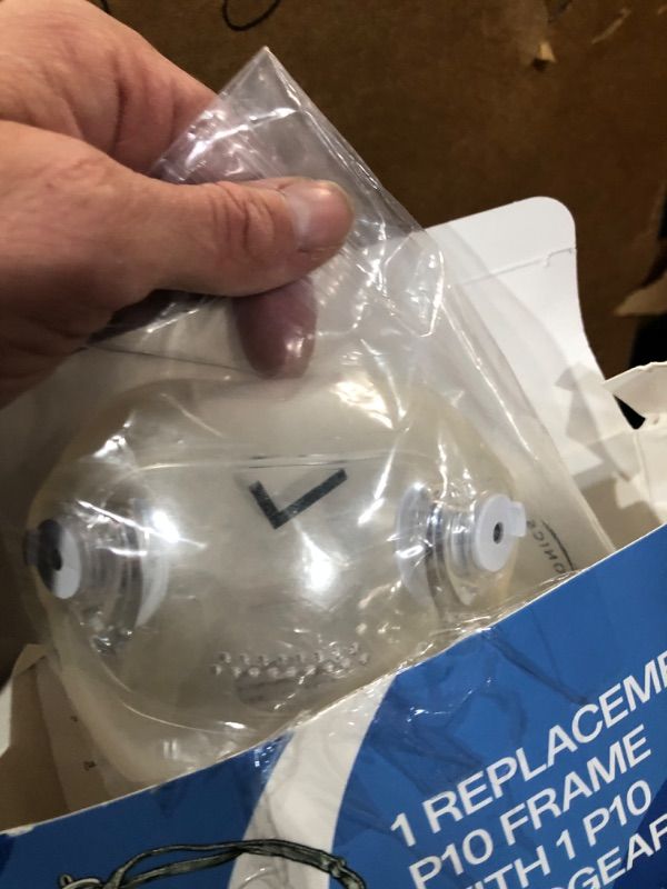 Photo 1 of ***MISSING PARTS***
Replacement P10 Frame & Headgear Assembly Compatible with AirFit P10 with Quiet Mesh Vent & 360° Swivel Short Tube - Includes 2 Adjustment Clips for Custom Fit - (Nasal Pillows Not Included)