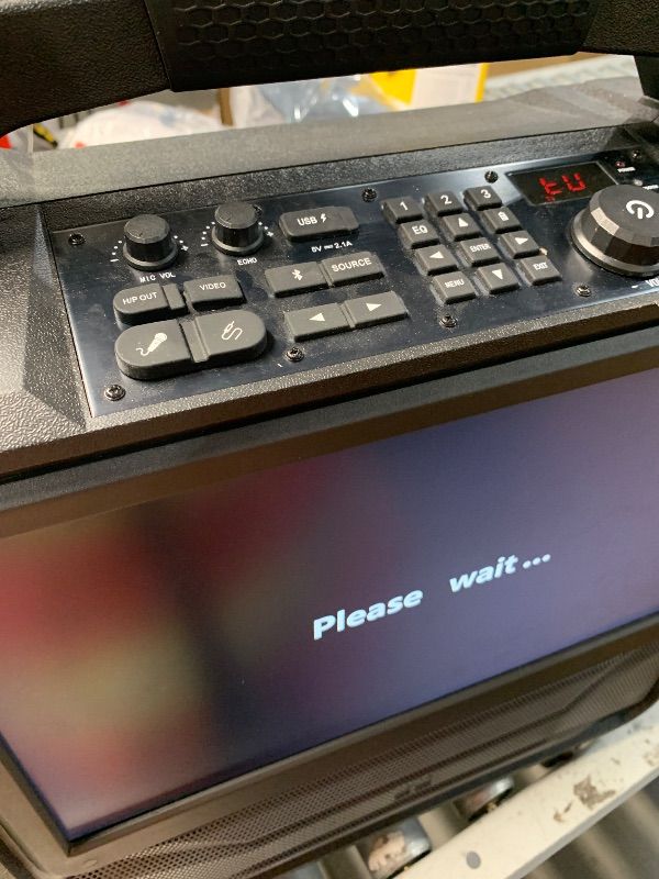 Photo 1 of ***DAMAGED - SEE NOTES/PICTURES***Monster Vision 2 | Portable Entertainment System with 15.6" 1080p Display & 60W Speakers | up to 25 Hours of Playtime | Dual HDMI Ports | Includes 3ft USB-C to HDMI Cable | Portable TV