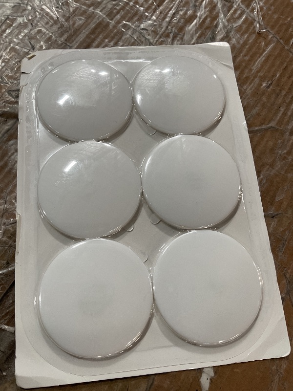 Photo 1 of [3.15"] Door Stoppers Wall Protector, 6 Pcs Large White Silicone Door Bumpers with Strong Thickened Adhesive,Shock Absorbent Door Knobs Wall Protectors to Cover up Damage and Protect Wall Surfaces