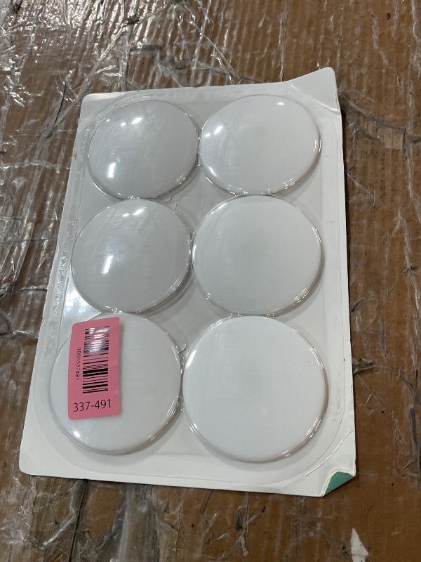 Photo 1 of [3.15"] Door Stoppers Wall Protector, 6 Pcs Large White Silicone Door Bumpers with Strong Thickened Adhesive,Shock Absorbent Door Knobs Wall Protectors to Cover up Damage and Protect Wall Surfaces